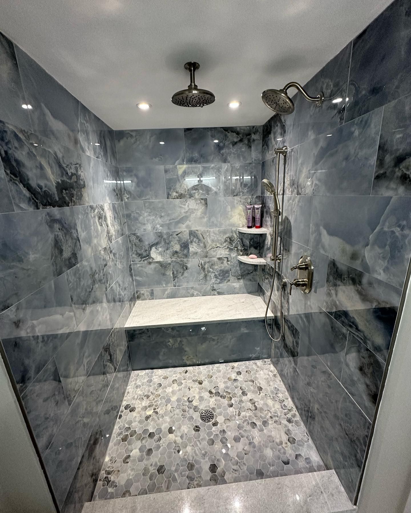Photo of remodeled shower | Home Remodeling Timeline | Kenny Construction