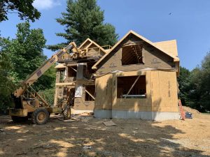 Photo of house in construction | Kenny Construction Group
